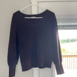 LOFT large brown sweater